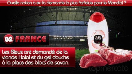Top 10 des demandes les plus folles du Mondial !
