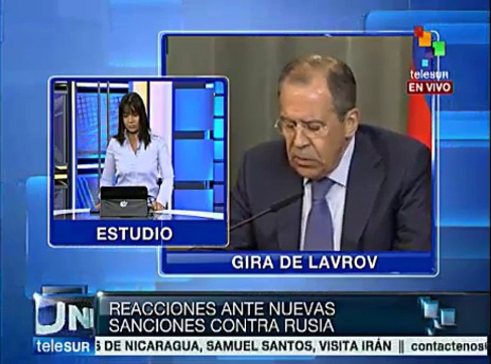Lavrov dice que Moscú rechaza sanciones en su contra