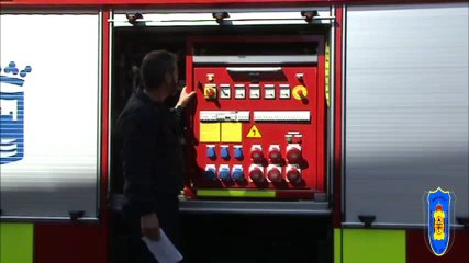 Bomberos Málaga. FUGAT R-1  Furgón de Útiles de Gran Asistencia Técnica