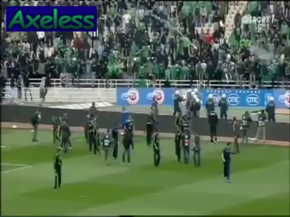 Επεισόδια οπαδών του Παναθηναϊκού με αστυνομία 26