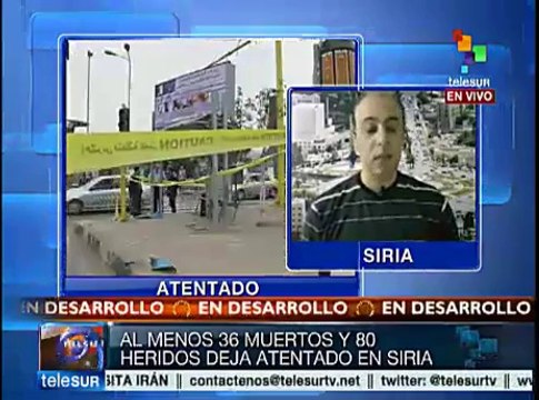 Actos terroristas en Siria dejan decenas de muertos y heridos