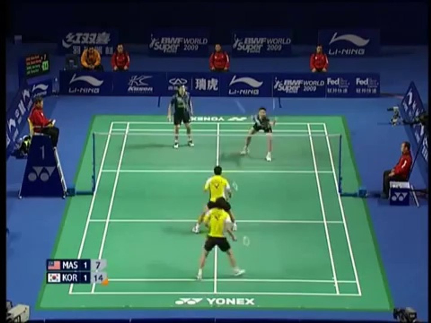 [Highlights] Badminton KOO Kien Keat Tan Boon Heong vs Lee Yong Dae CHUNG Jae Sung 2009 China [3...