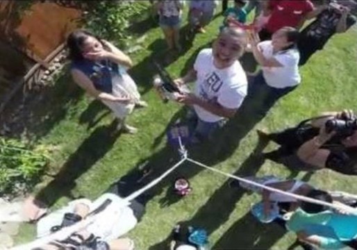 Quadcopter Delivers an Unexpected Engagement Ring