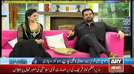 The Morning Show With Sanam Baloch - 28 April 2014 - Nauman Masood & Noor Bukhari Exclsuive