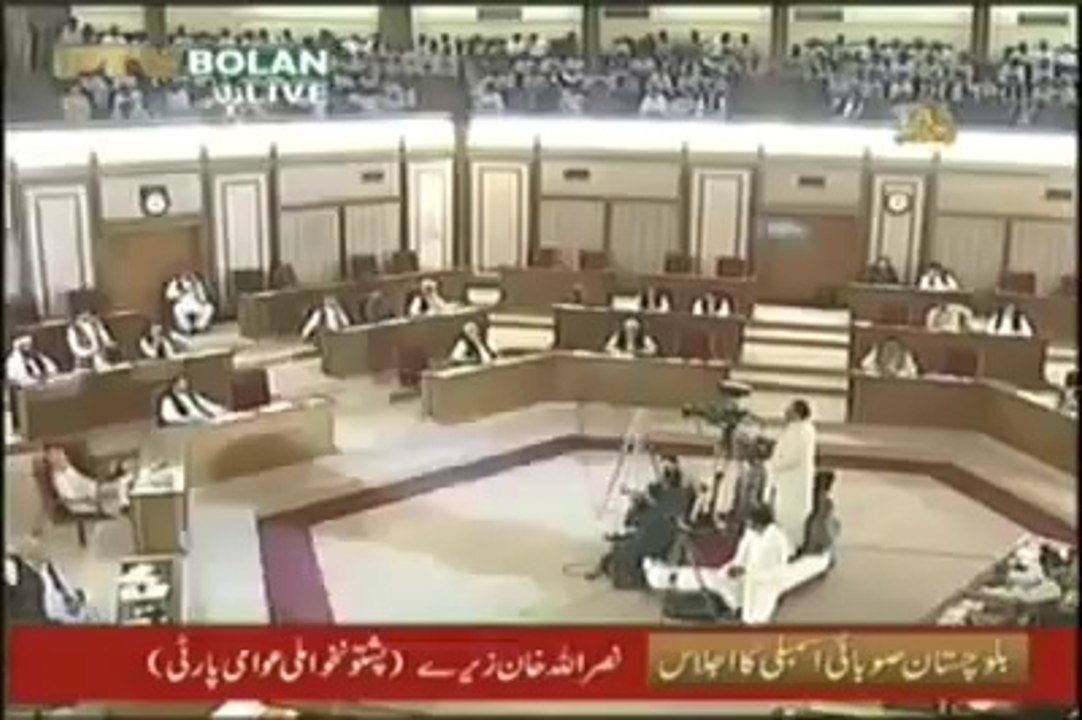 Nasrullah Zeri Historical Pashto Speech In Balochistan Assembly