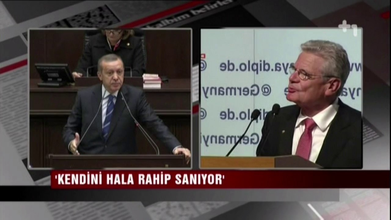 Erdoğan'dan Gauck'a tepki - Canlı Gaste