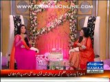 Nida yasir doing a tong twister with moomal sheikh, funny video