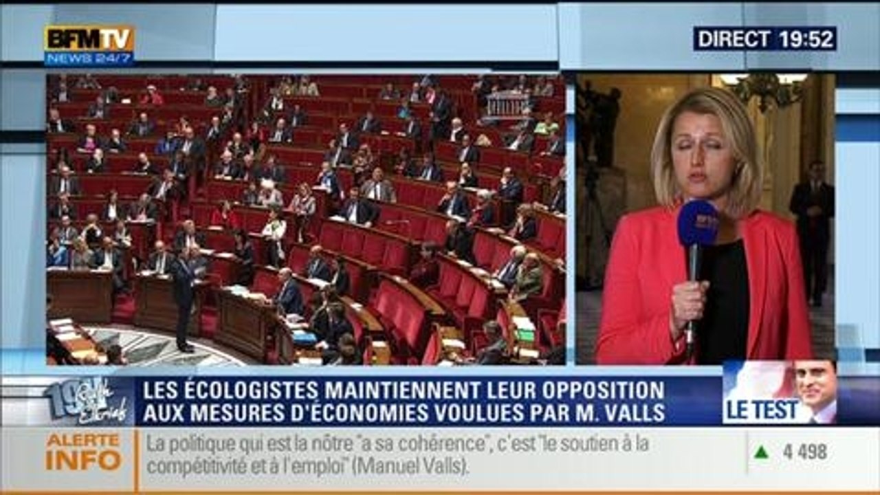 19H Ruth Elkrief: Barbara Pompili explique son opposition au plan d'économies de Manuel Valls - 29/04