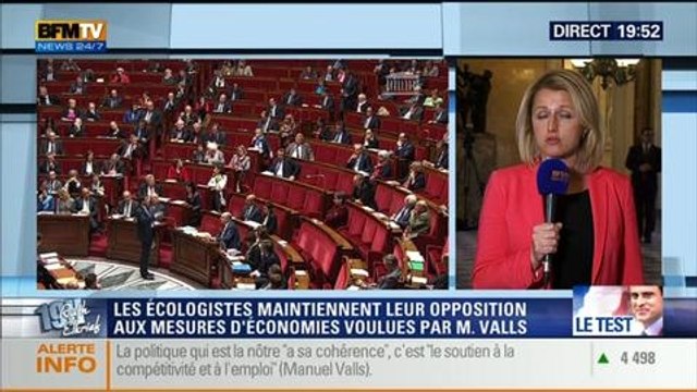 19H Ruth Elkrief: Barbara Pompili explique son opposition au plan d'économies de Manuel Valls - 29/04
