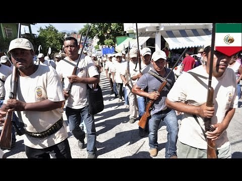 Mexican Drug War: Police arrest 11 men dressed as vigilantes in Michoacan State
