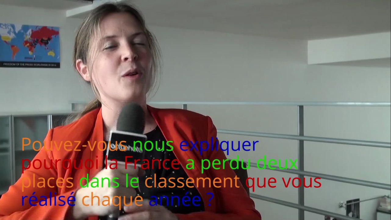 Entretien avec Lucie Morillon, directrice de la recherche de Reporters sans frontières