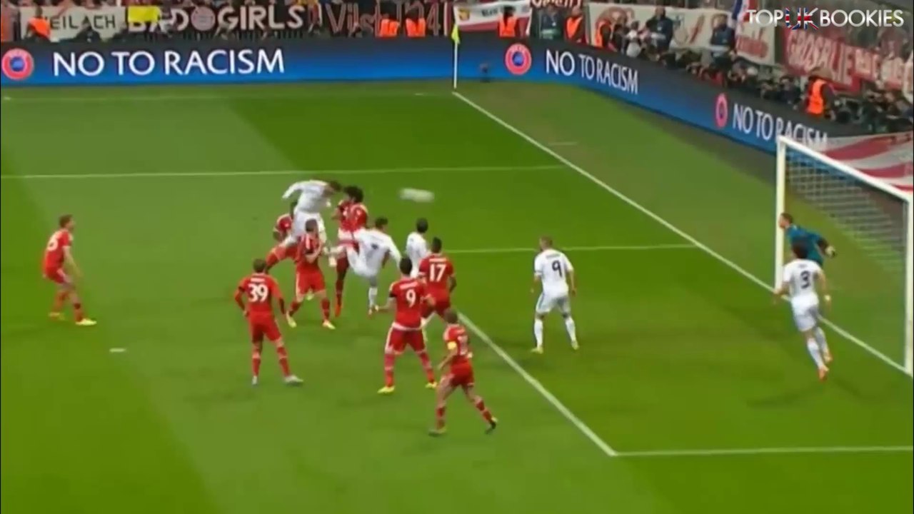 Sergio Ramos 1st Goal vs Bayern Munich - 290414