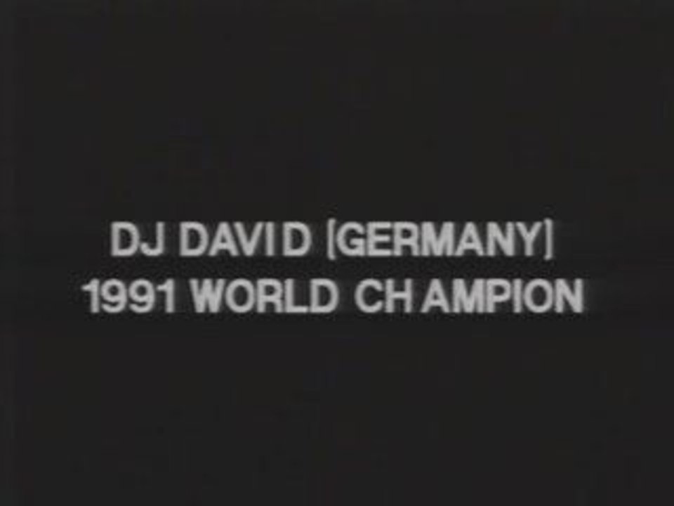 DJ DAVID - world dmc 1991  -