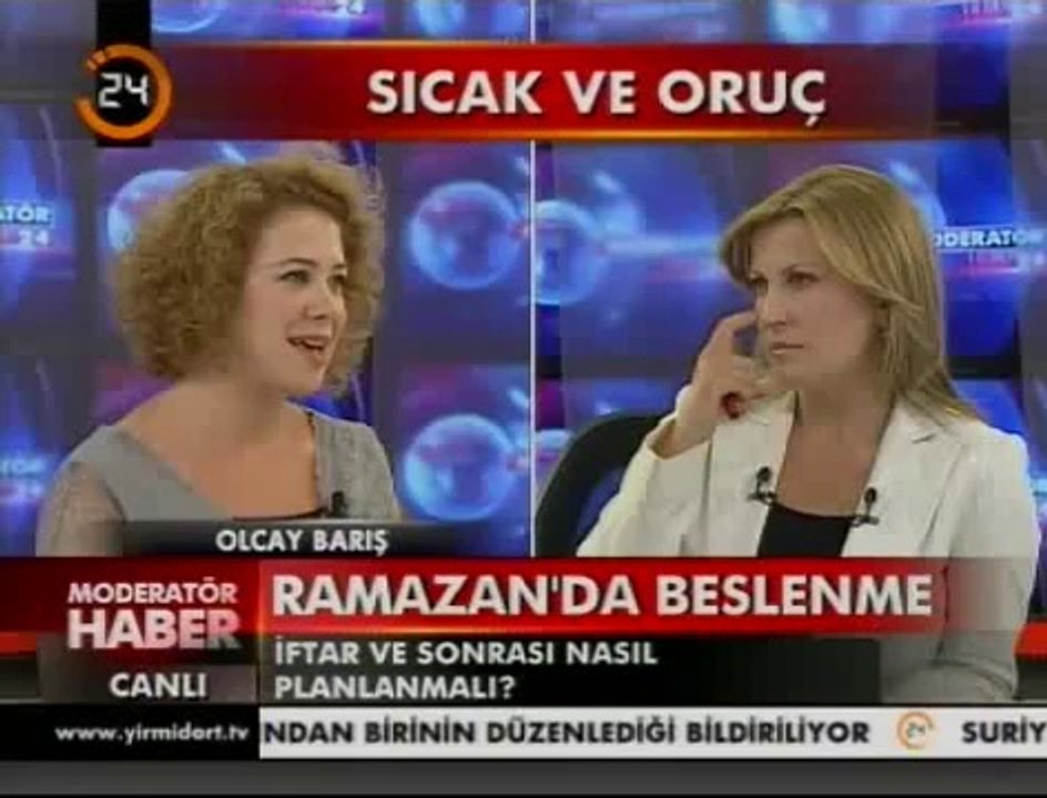 Ramazan'da beslenme - Beslenme ve Diyet Uzmanı Dyt. Olcay Barış anlatıyor