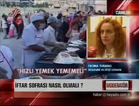 İftar sofrası nasıl olmalı? - Beslenme ve Diyet Uzmanı Dyt. Fatma Turanlı Vardarer anlatıyor