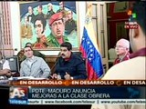 Pide Maduro a clase obrera no afectar producción