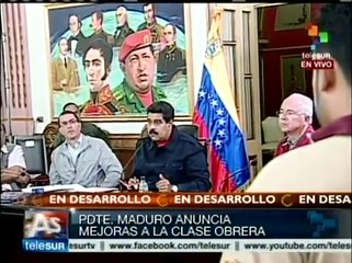 Pide Maduro a clase obrera no afectar producción