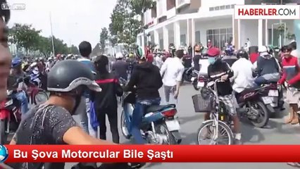 Bu Şova Motorcular Bile Şaştı