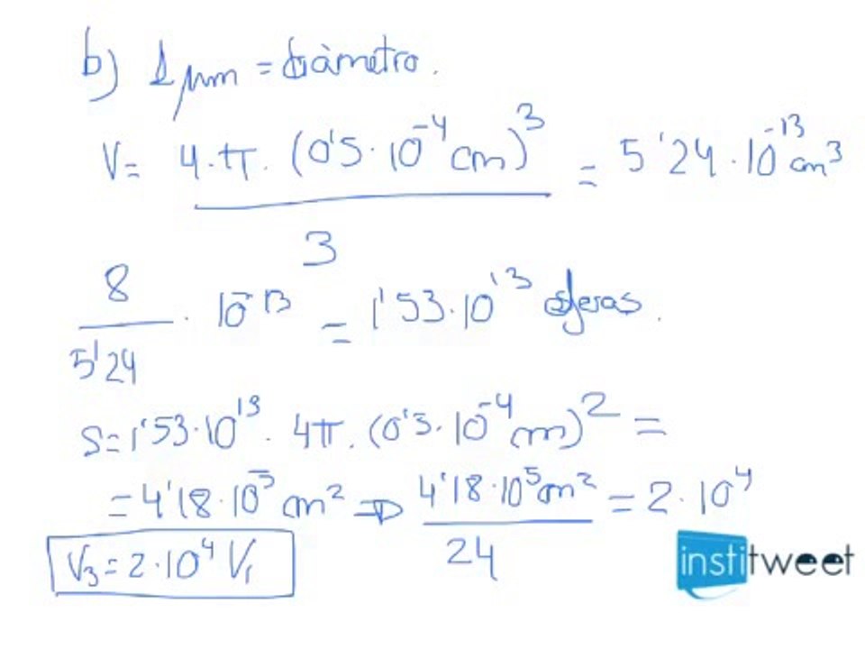 Ejercicio resuelto de Factores que influyen en la velocidad de reacción