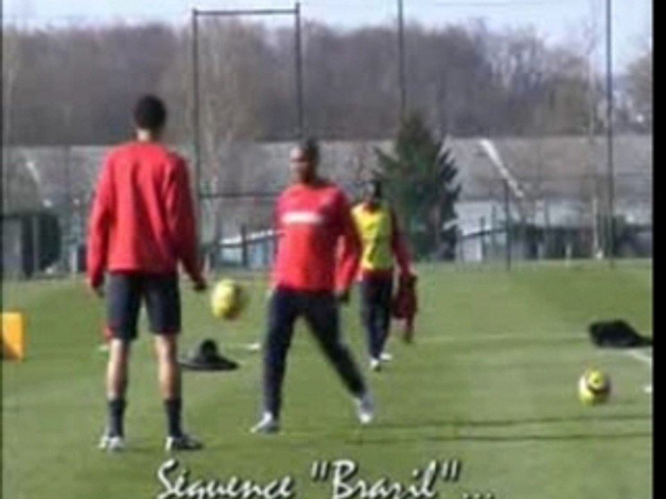 entrainement du psg 2005-2006