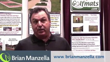 golf mat review by brian manzella at the pga show