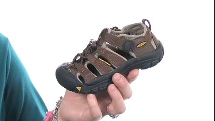 Keen kids newport h2 toddler little kid garden green brindle
