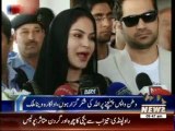 Actress Veena Malik Came Back to Pakistan 30 April 2014