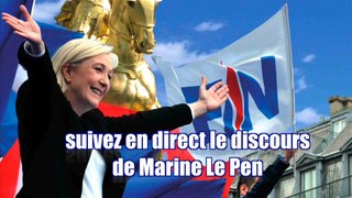 Marine Le Pen en direct le 1er mai 2014