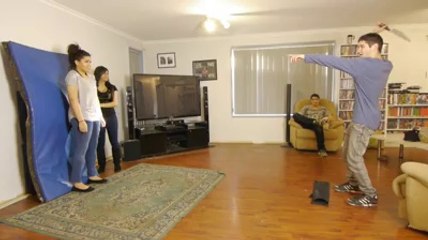 Unbelievably Dangerous Knife Trick