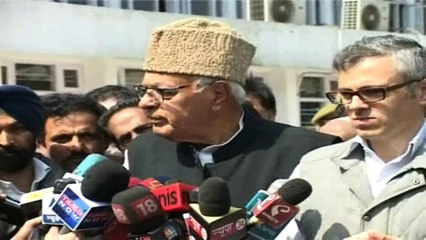 Farooq Abdullah exercised his franchise