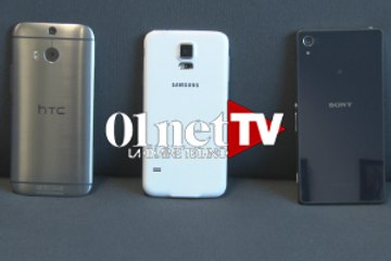 Match au sommet : Galaxy S5, Xperia Z2, One M8