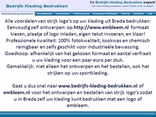 Kleding bedrukken Breda
