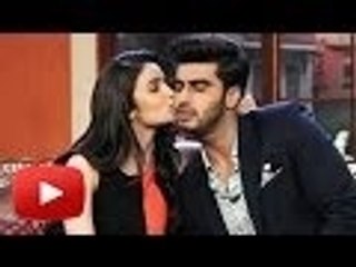 Alia Bhatt kisses Arjun Kapoor on National Television.