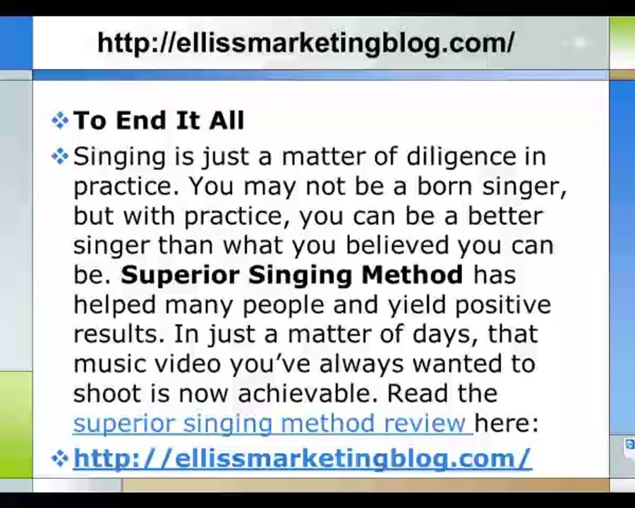 Let Your Voice Be Heard What You Need to Know about Superior Singing Method