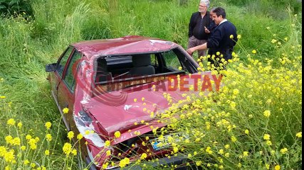 Sakarya Karaman Duble Yolunda Takla Atan Araç Bahçeye Uçtu