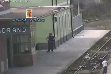 Adrano (CT) - Operazione Binario Morto - Spaccio nella stazione in disuso (29.04.14)