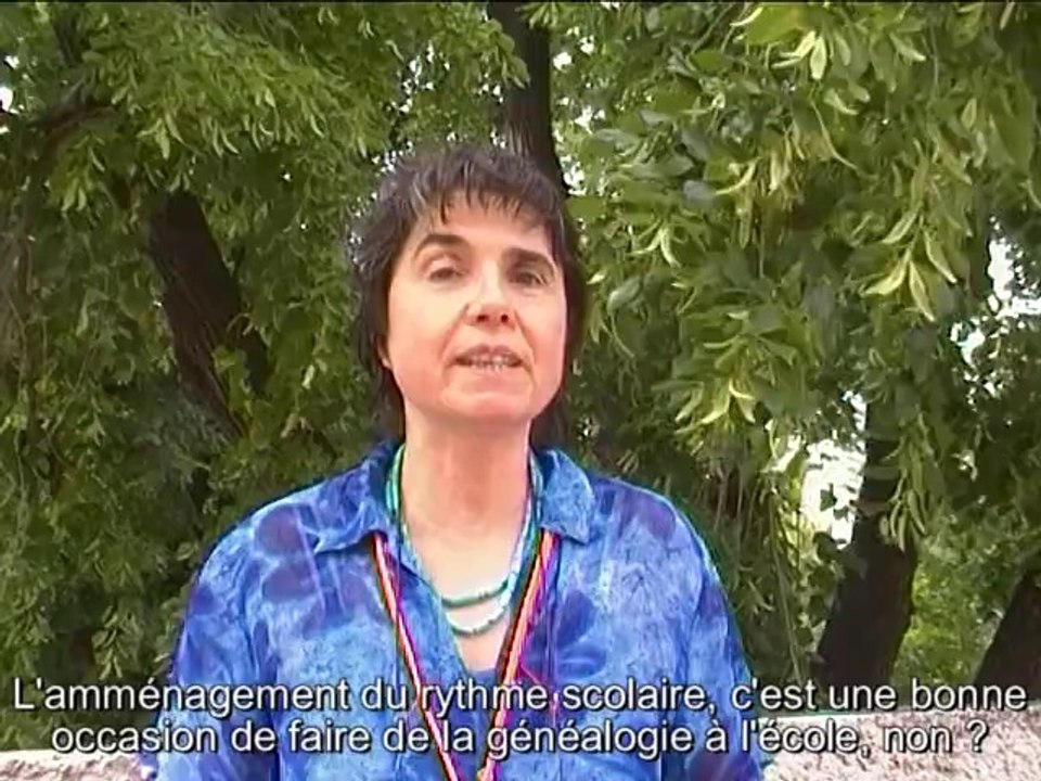 Généalogie à l'école : Evelyne Duret