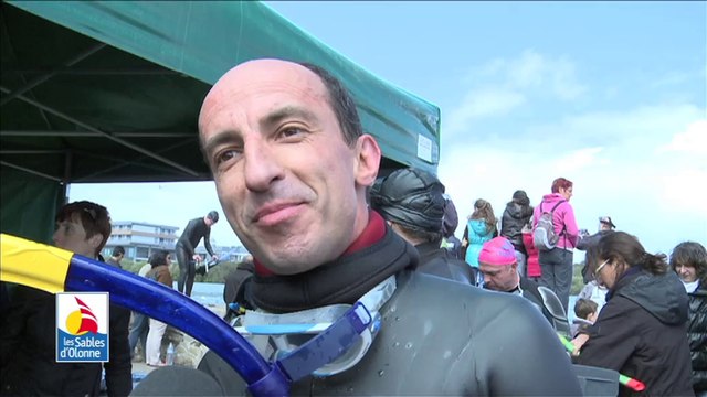 7ème traversée de la Baie des Sables à la nage avec palme