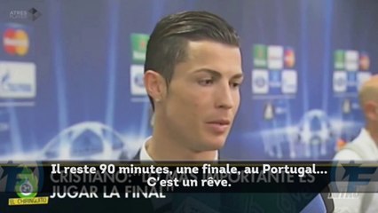 CR7 : "Une finale au Portugal, c'est un rêve"