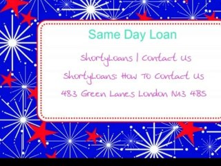 Cheap Same Day Loans