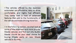 Get Genuine Mazda Parts from an Established Toronto Dealer