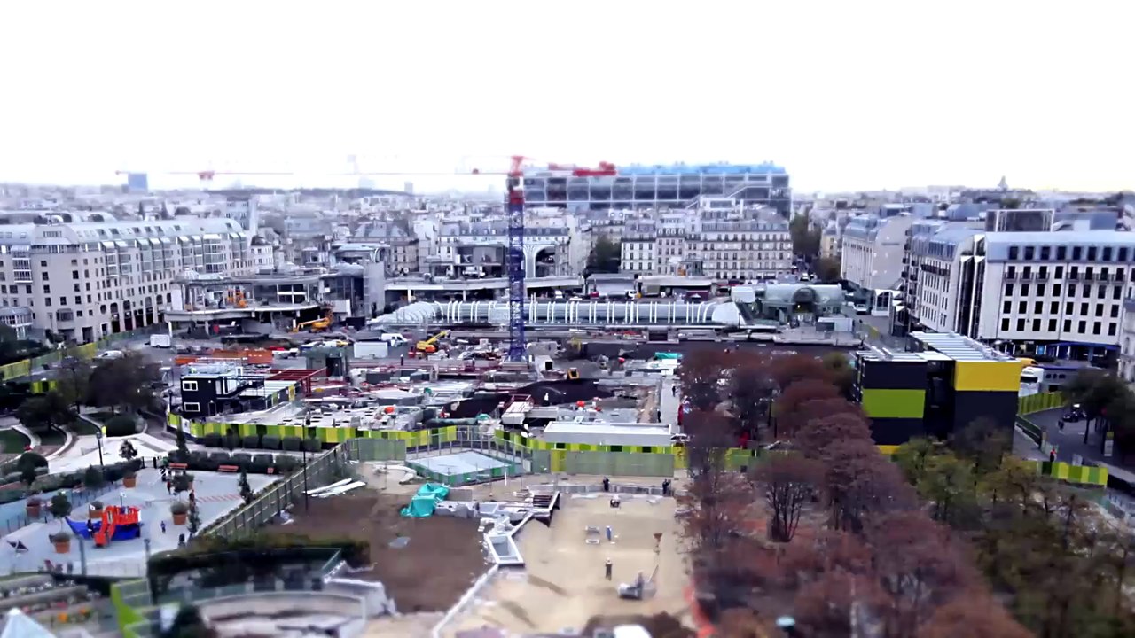 Les HALLES 2011-2013 : le nouveau coeur de Paris en chantier
