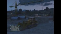 Voici la Position du Bulldozer dans Gta 5 Online