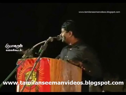 Water crisis & farmers plight in Tamil Nadu - Seeman Speech Clip from 20121216 Speech V2TS