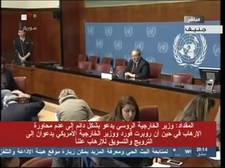 سؤال من صحفي معارض لنائب وزير خارجية الاسد يجعله يحوص كالصوص