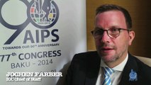 77th AIPS Congress in Baku: interview with Jochen Farber, IOC Chief of Staff