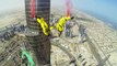 Two French base jumpers break world record with Burj Khalifa leap - 828 Metres