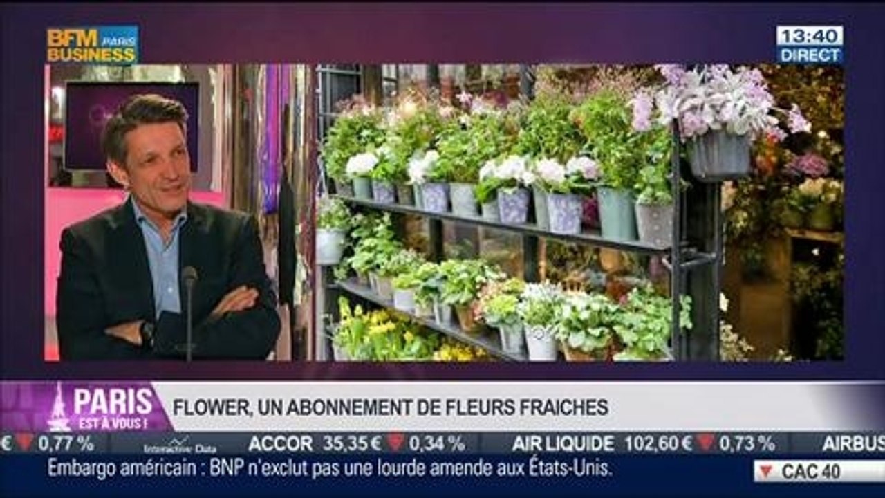 Made in Paris: Guillaume Dian-Flon, Flower, dans Paris est à vous - 30/04