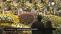 Un mémorial pour les victimes du naufrage du ferry en Corée du Sud