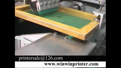 auto single color tube screen printer machine